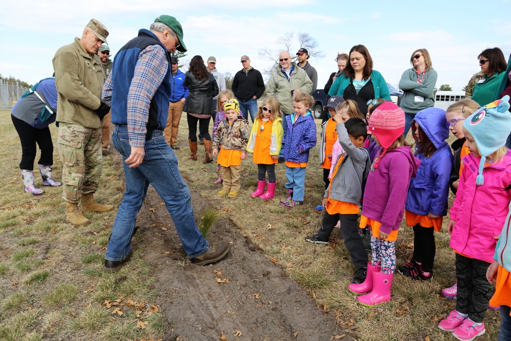 Community plants trees for 30th Arbor Day observance at Fort McCoy