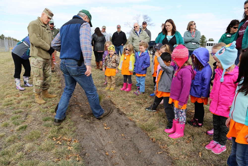 Community plants trees for 30th Arbor Day observance at Fort McCoy