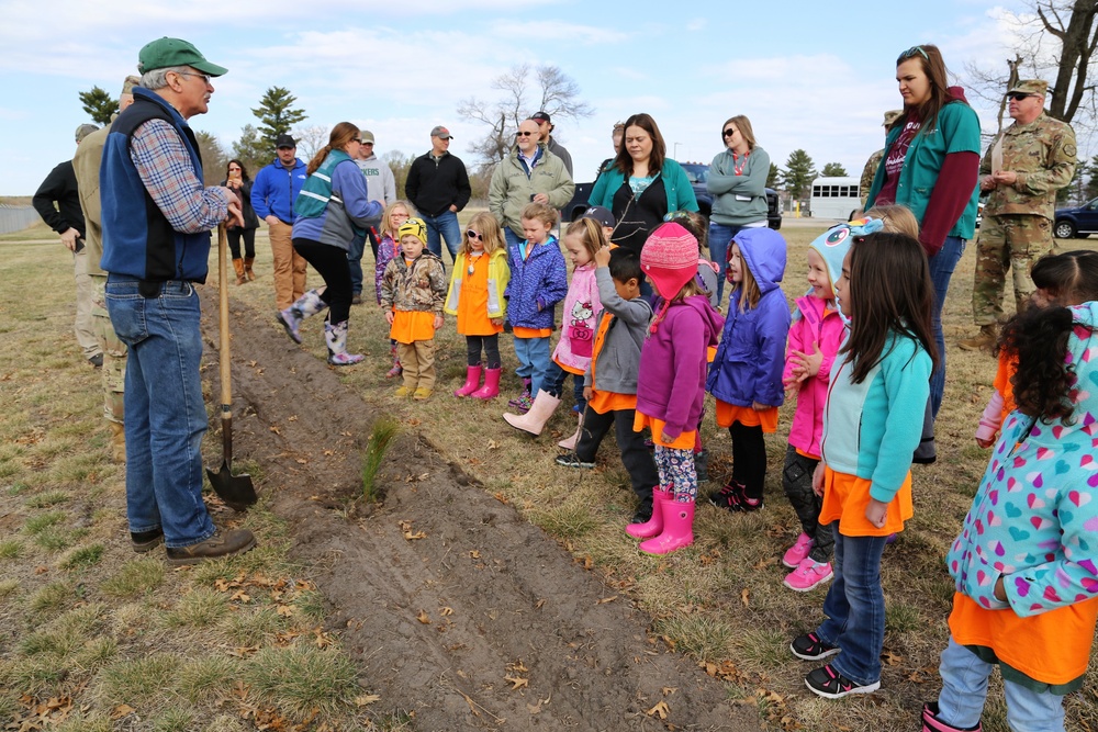 Community plants trees for 30th Arbor Day observance at Fort McCoy