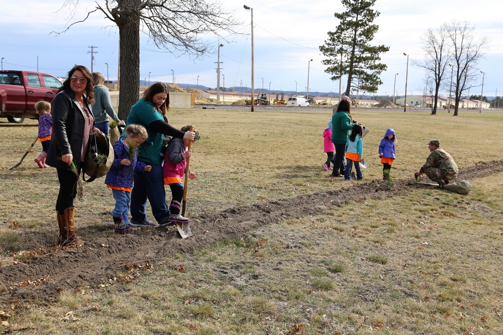 Community plants trees for 30th Arbor Day observance at Fort McCoy