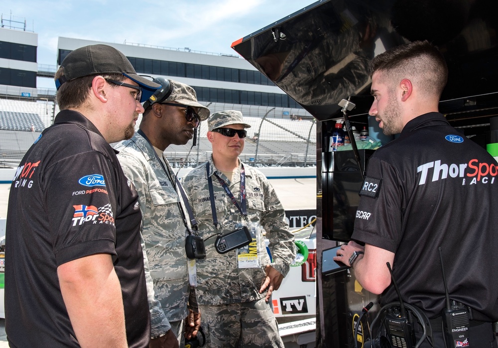 NASCAR teams up with Dover Airmen