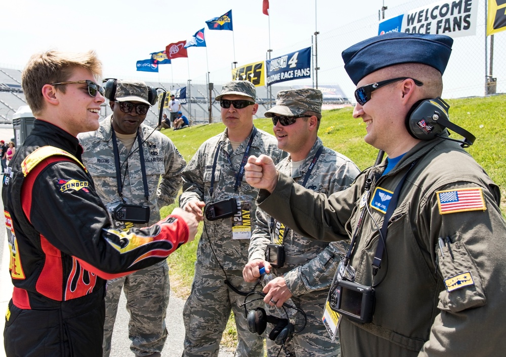 NASCAR teams up with Dover Airmen