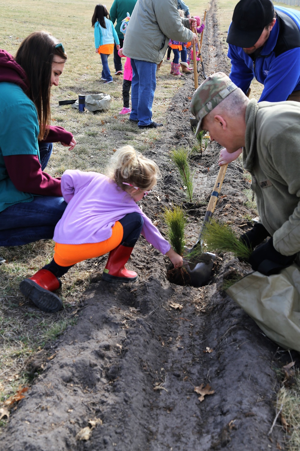 Community plants trees for 30th Arbor Day observance at Fort McCoy