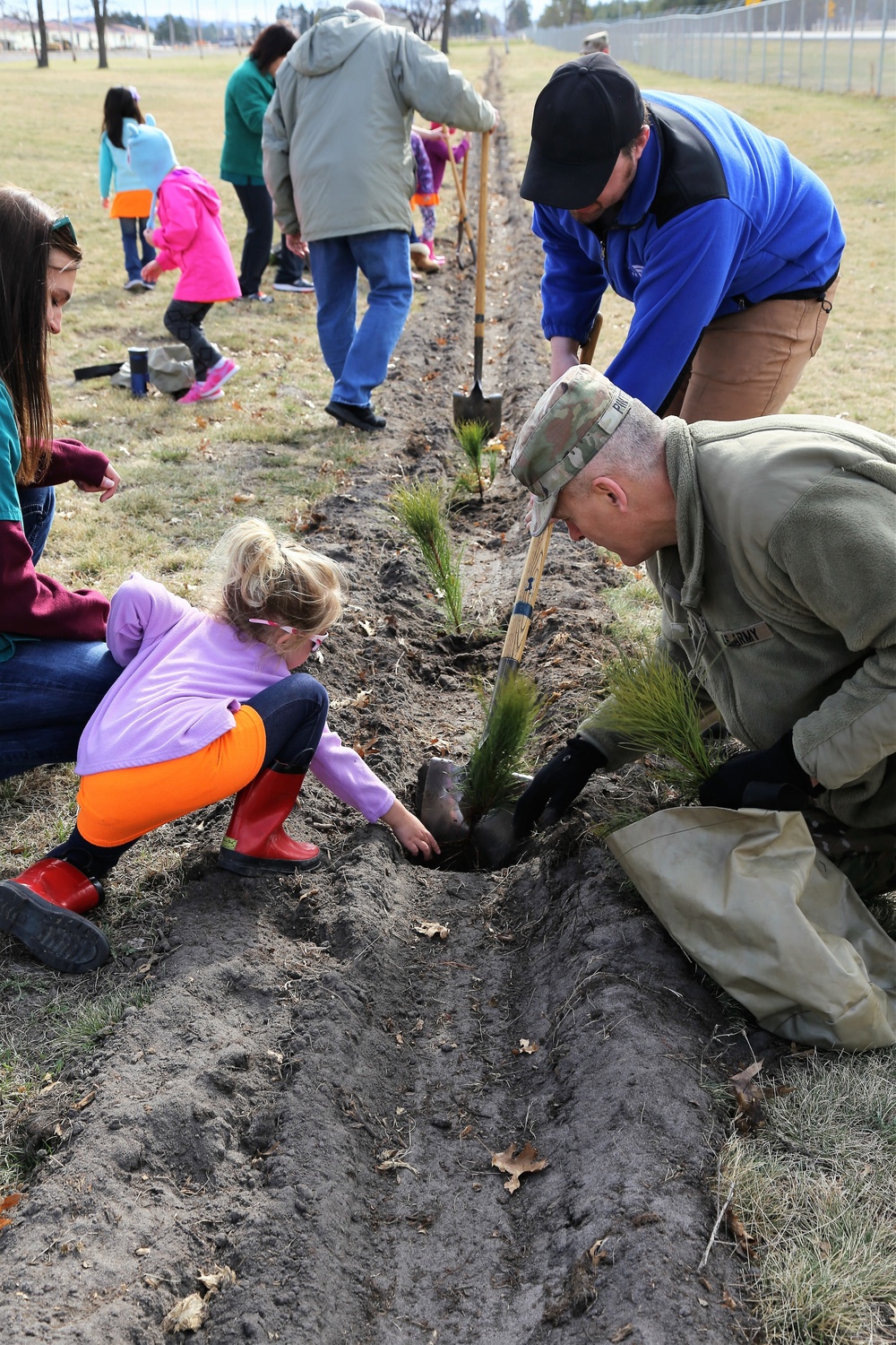 Community plants trees for 30th Arbor Day observance at Fort McCoy