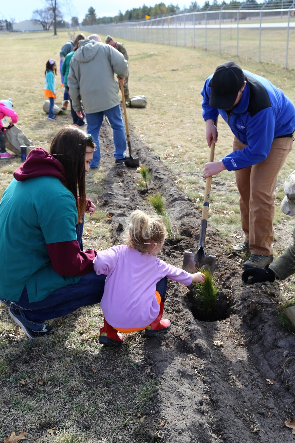 Community plants trees for 30th Arbor Day observance at Fort McCoy