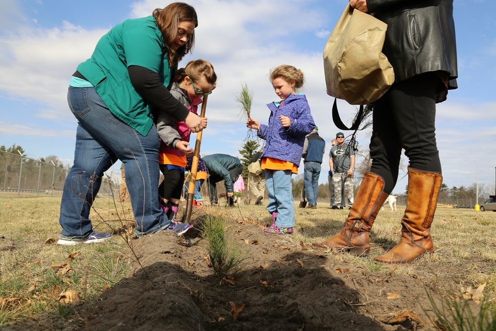 Community plants trees for 30th Arbor Day observance at Fort McCoy