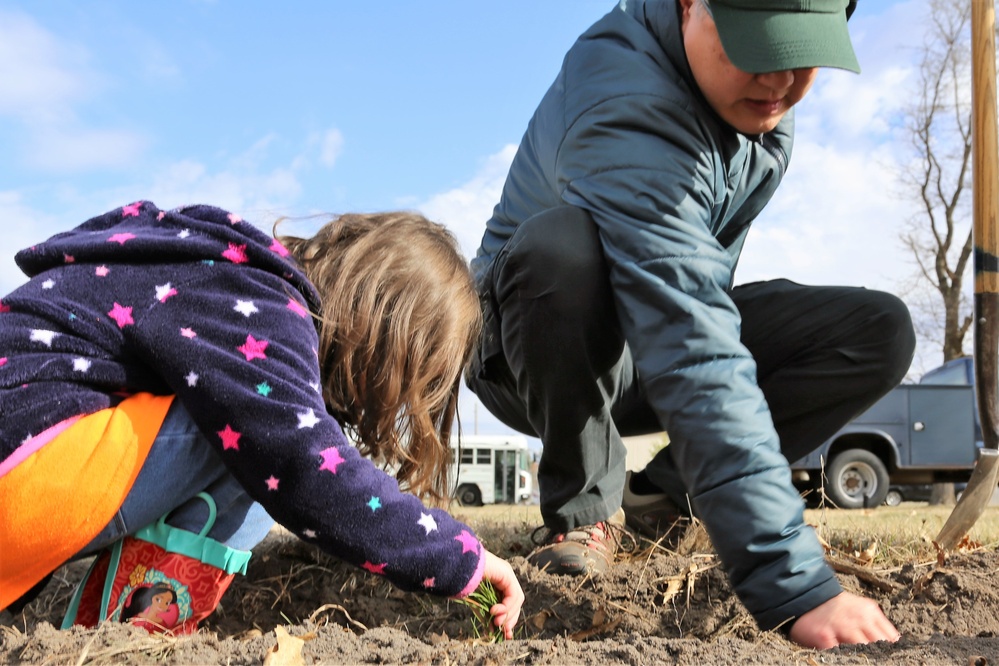 Community plants trees for 30th Arbor Day observance at Fort McCoy