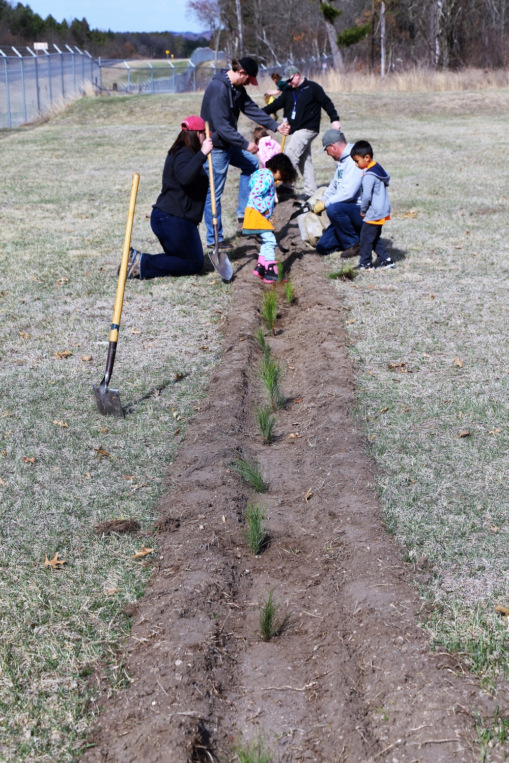 Community plants trees for 30th Arbor Day observance at Fort McCoy