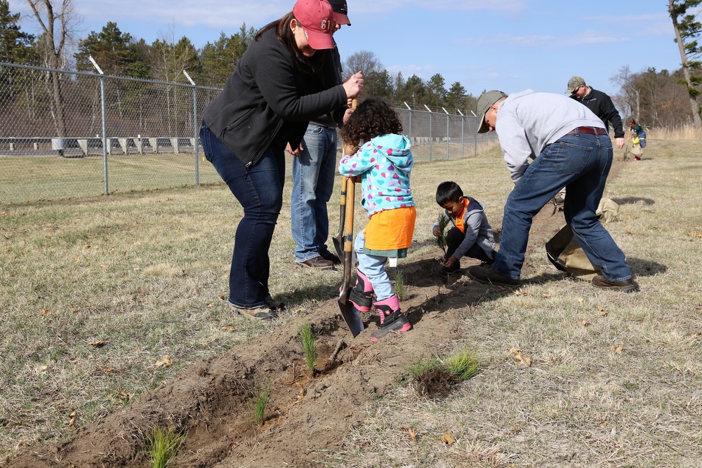 Community plants trees for 30th Arbor Day observance at Fort McCoy