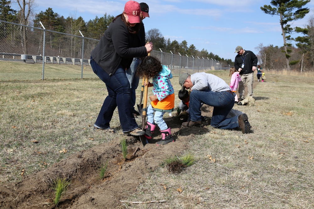 Community plants trees for 30th Arbor Day observance at Fort McCoy