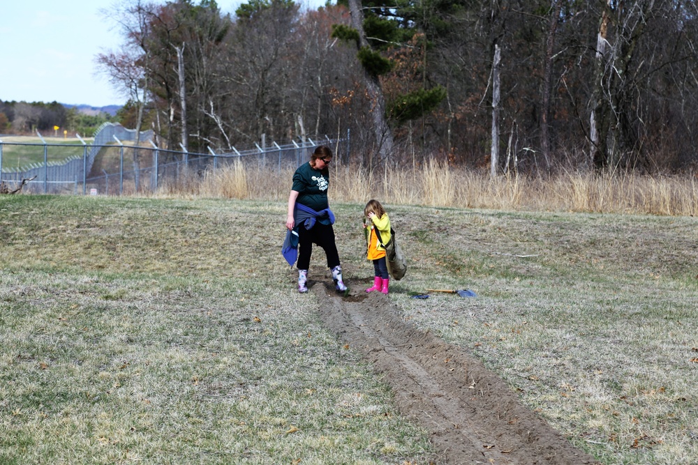 Community plants trees for 30th Arbor Day observance at Fort McCoy