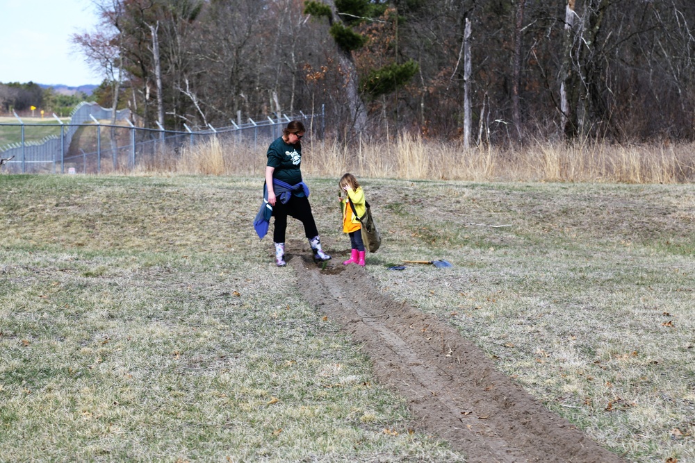 Community plants trees for 30th Arbor Day observance at Fort McCoy