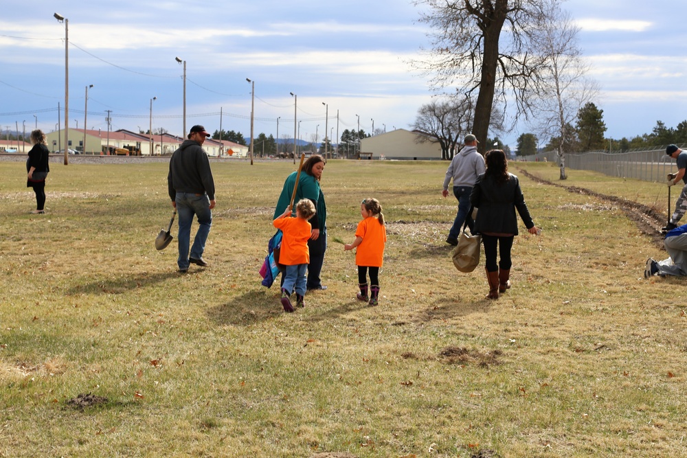 Community plants trees for 30th Arbor Day observance at Fort McCoy