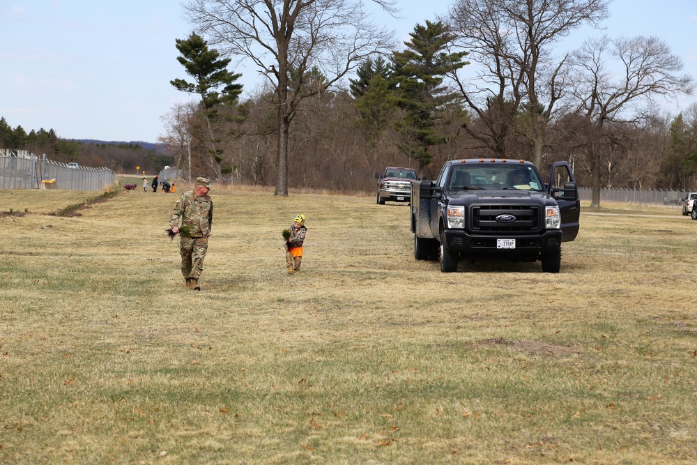 Community plants trees for 30th Arbor Day observance at Fort McCoy