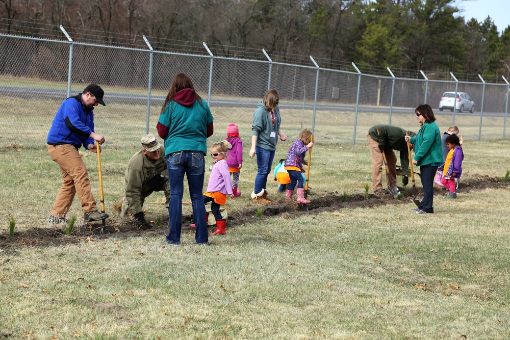 Community plants trees for 30th Arbor Day observance at Fort McCoy