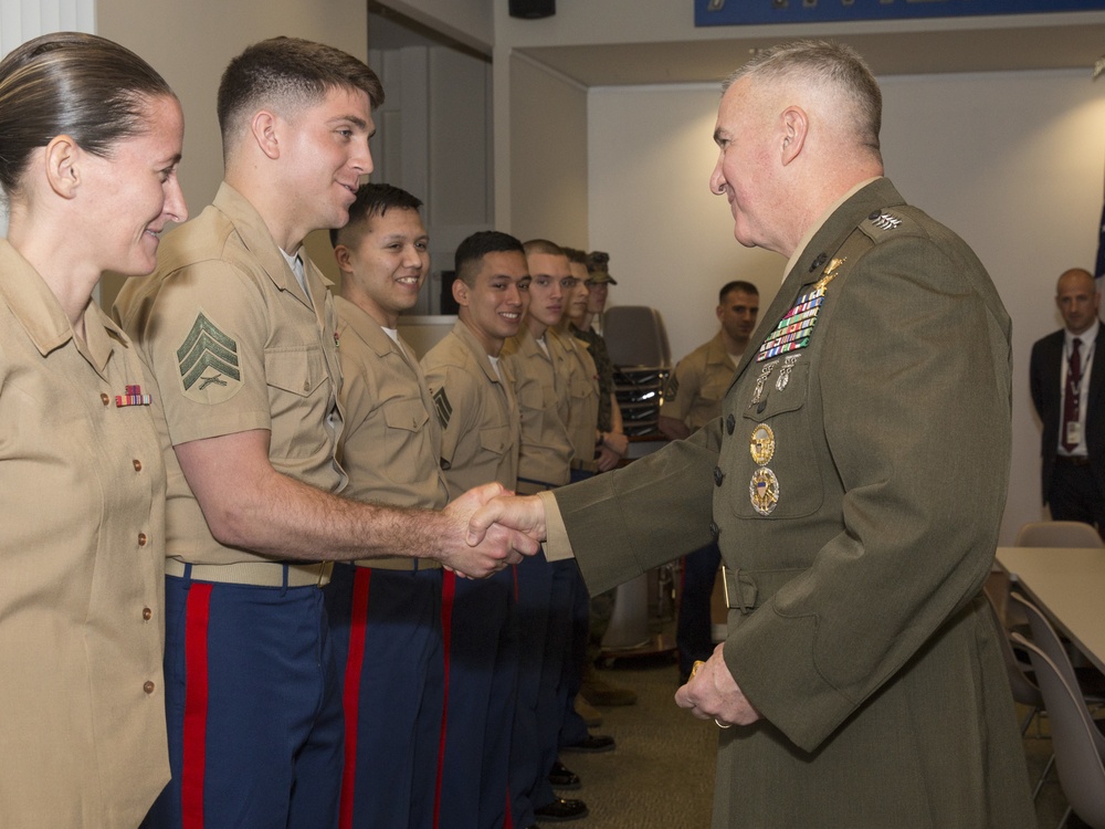 ACMC Visits MSG Marines in Berlin