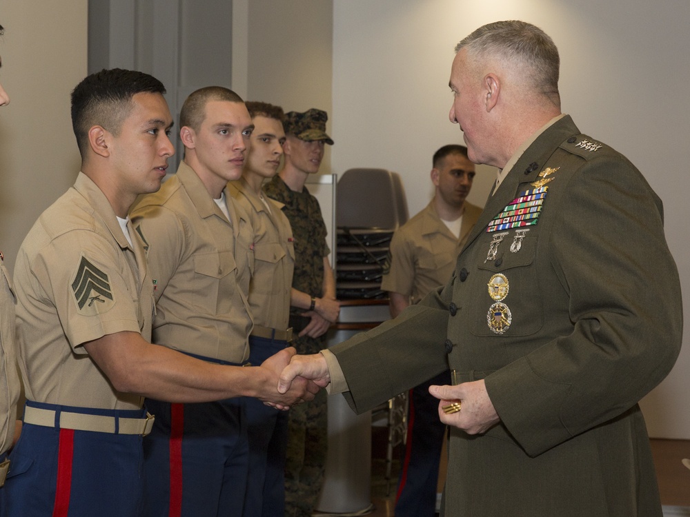 ACMC Visits MSG Marines in Berlin