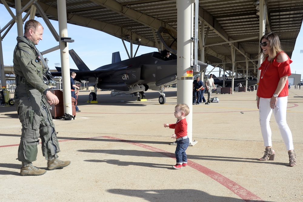 34th Fighter Squadron returns from deployment