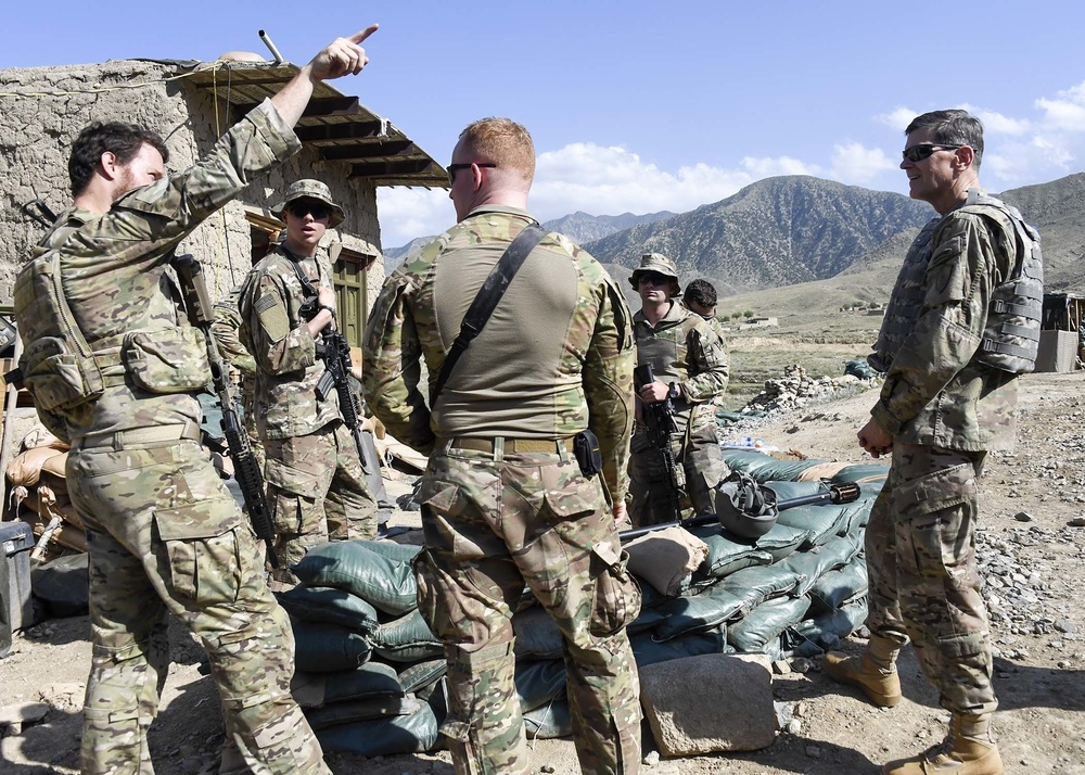 CENTCOM commander visits troops in Afghanistan