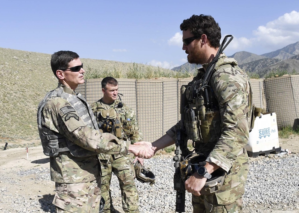 CENTCOM commander visits troops in Afghanistan