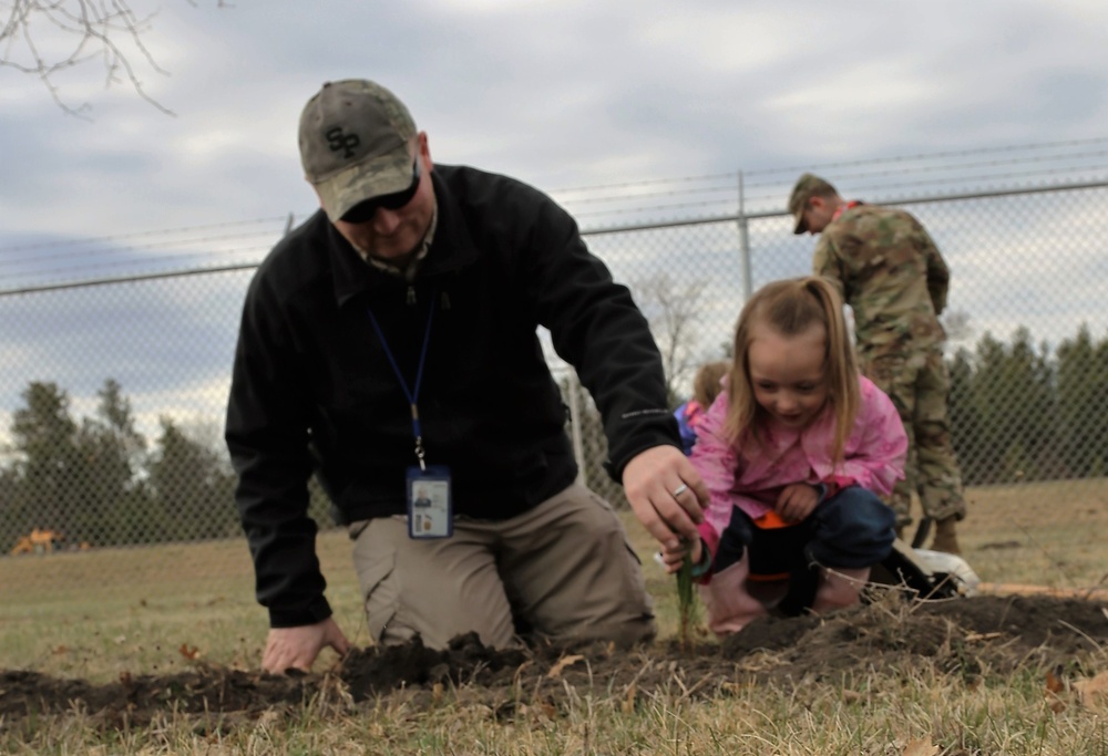 Community plants trees for 30th Arbor Day observance at Fort McCoy