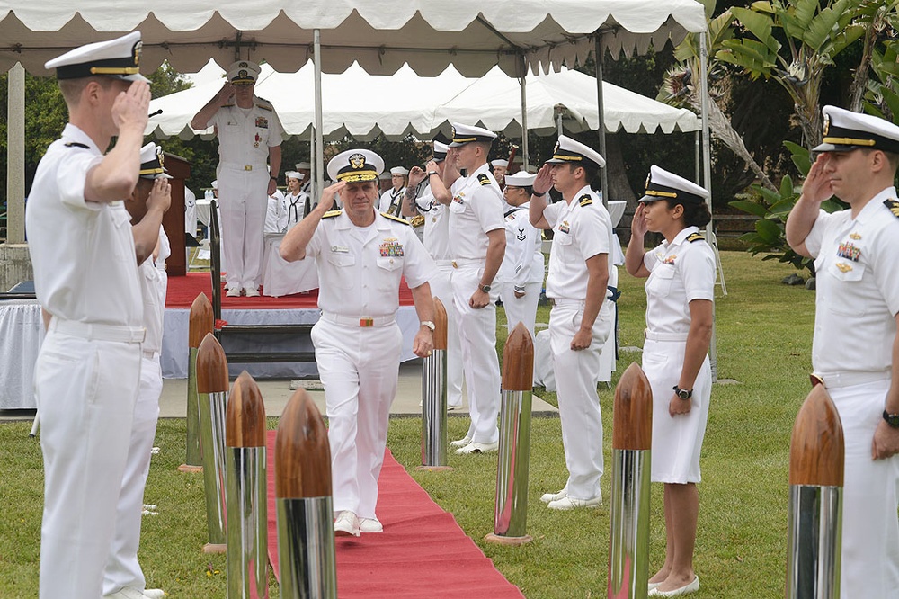 Naval Surface and Mine Warfighting Development Center Change of Command