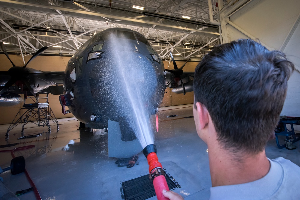 Combat King gets 'royal' treatment during wash