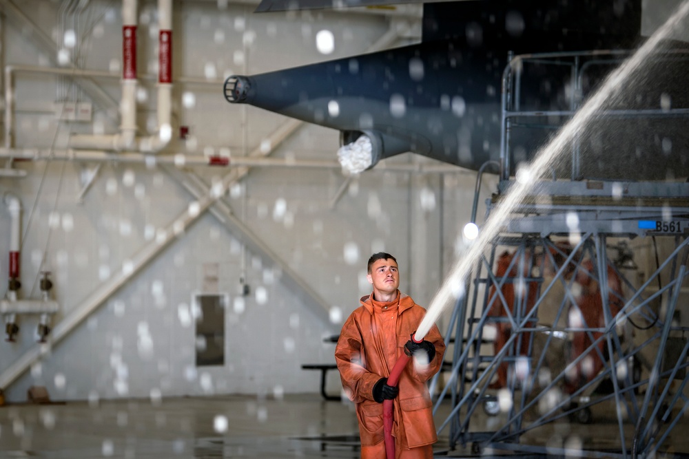 Combat King gets 'royal' treatment during wash