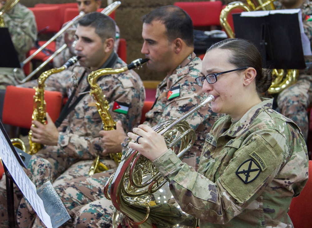 U.S. and Jordanian bands conduct joint training