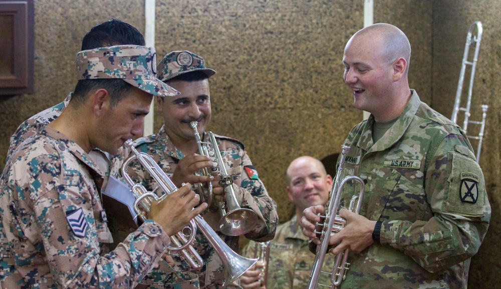 U.S. and Jordanian bands conduct joint training