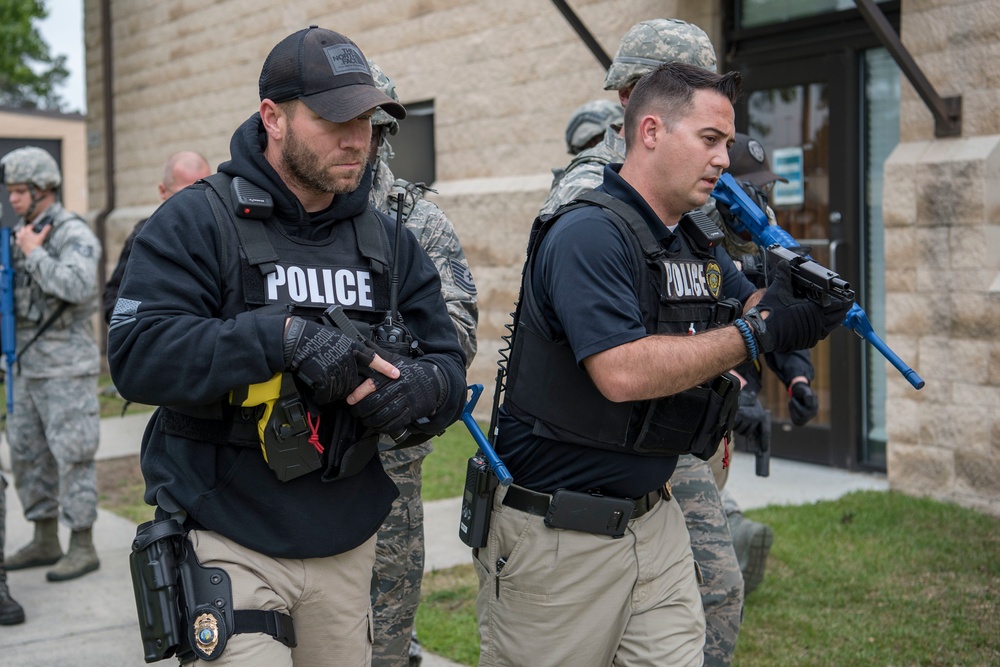 Seymour Johnson holds annual Active Shooter Mass Casualty Exercise