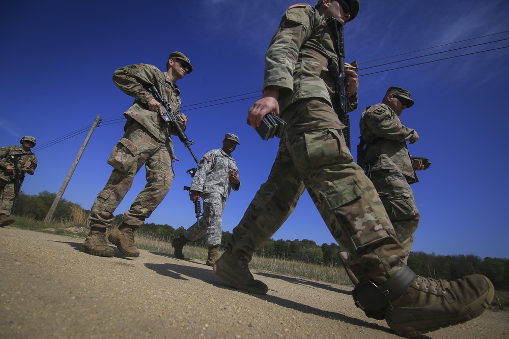 Infantry Advanced Leader Course students perform marksman fundamentals