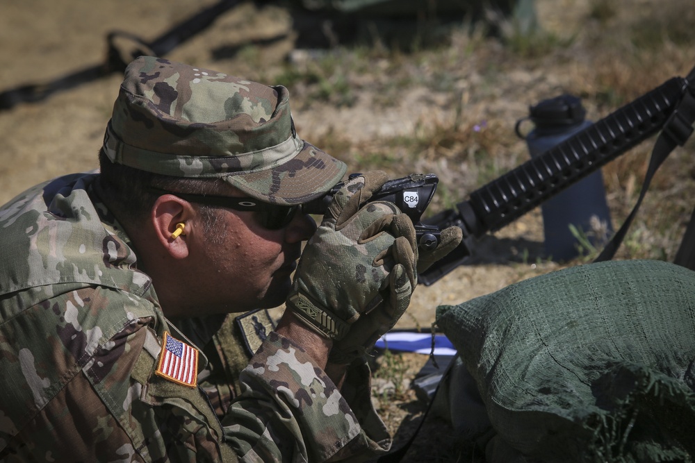 Infantry Advanced Leader Course students perform marksman fundamentals