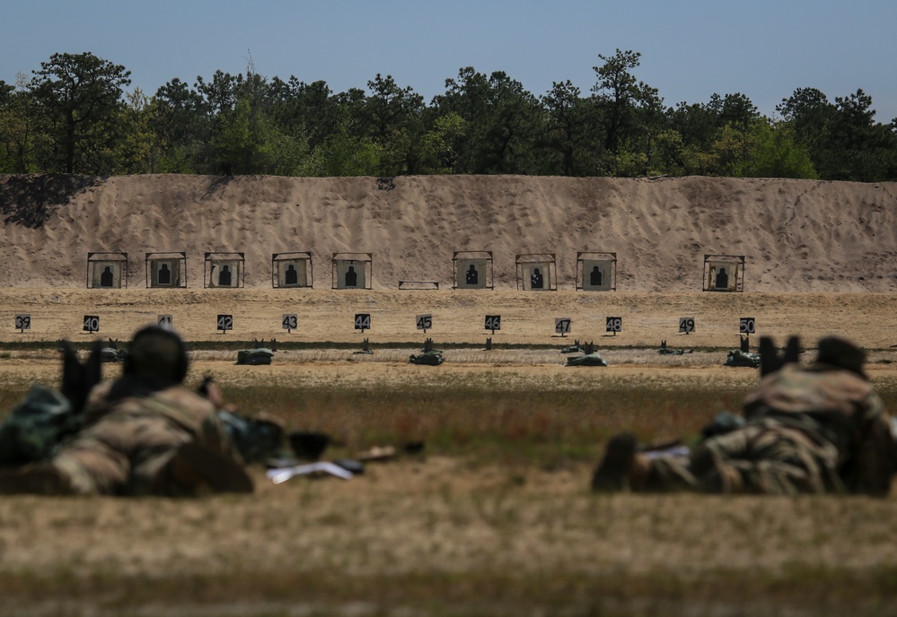 Infantry Advanced Leader Course students perform marksman fundamentals