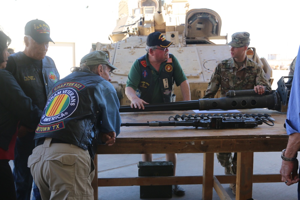 Vietnam veterans visit Fort Bliss