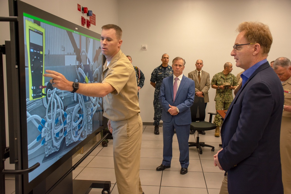 Under Secretary of the Navy Visits NATTC