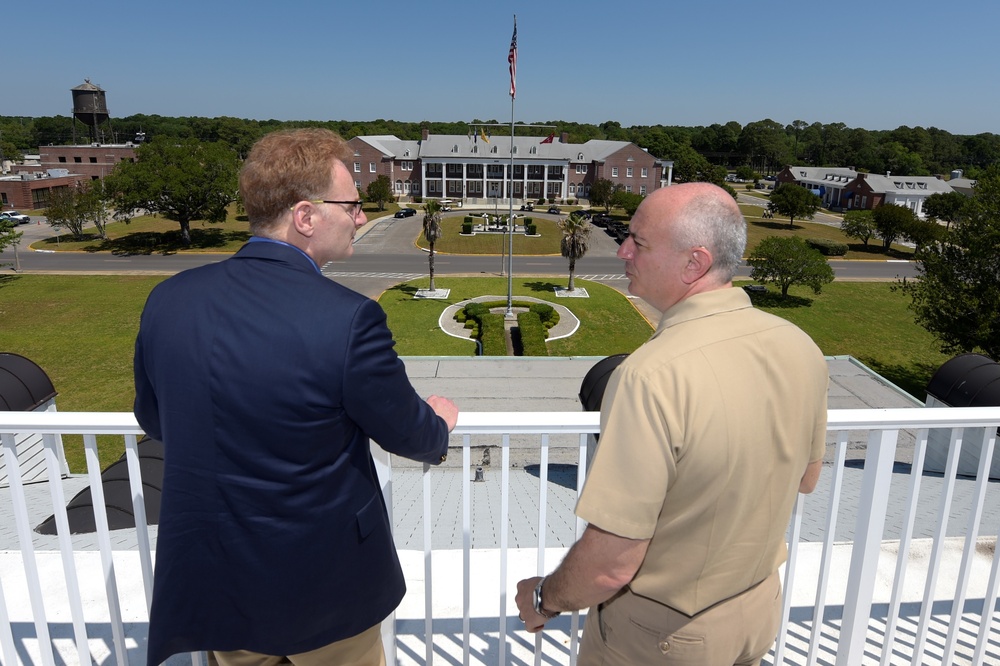 Undersecretary of the Navy Thomas Modly visits CIWT and IWTC Corry Station