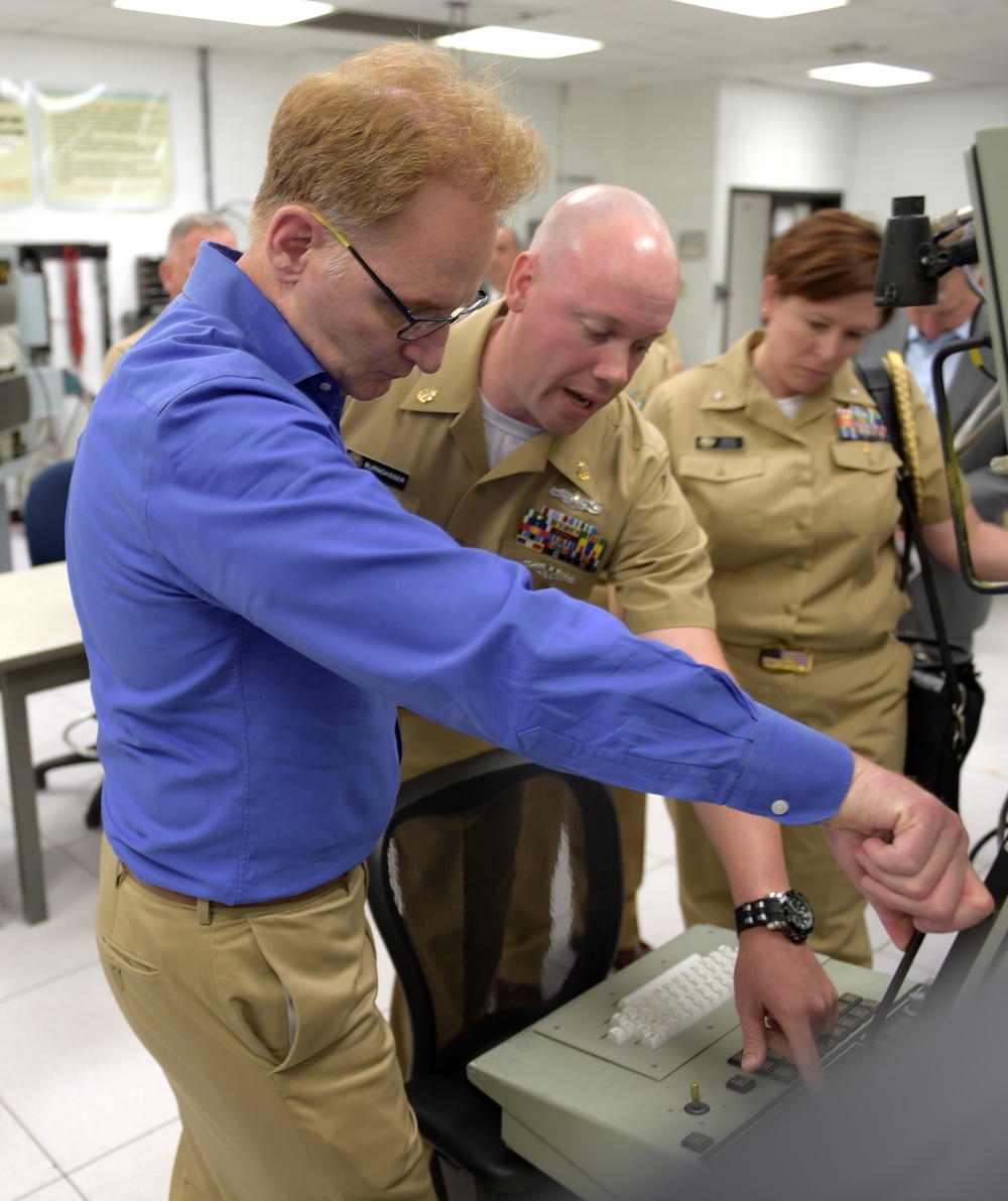 Undersecretary of the Navy Thomas Modly visits CIWT and IWTC Corry Station