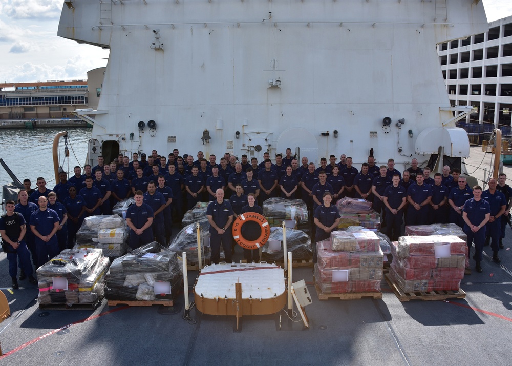 Coast Guard offloads 6 tons of cocaine in Port Everglades
