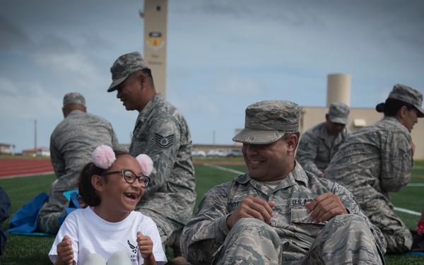 Reservist families, children learn about military life