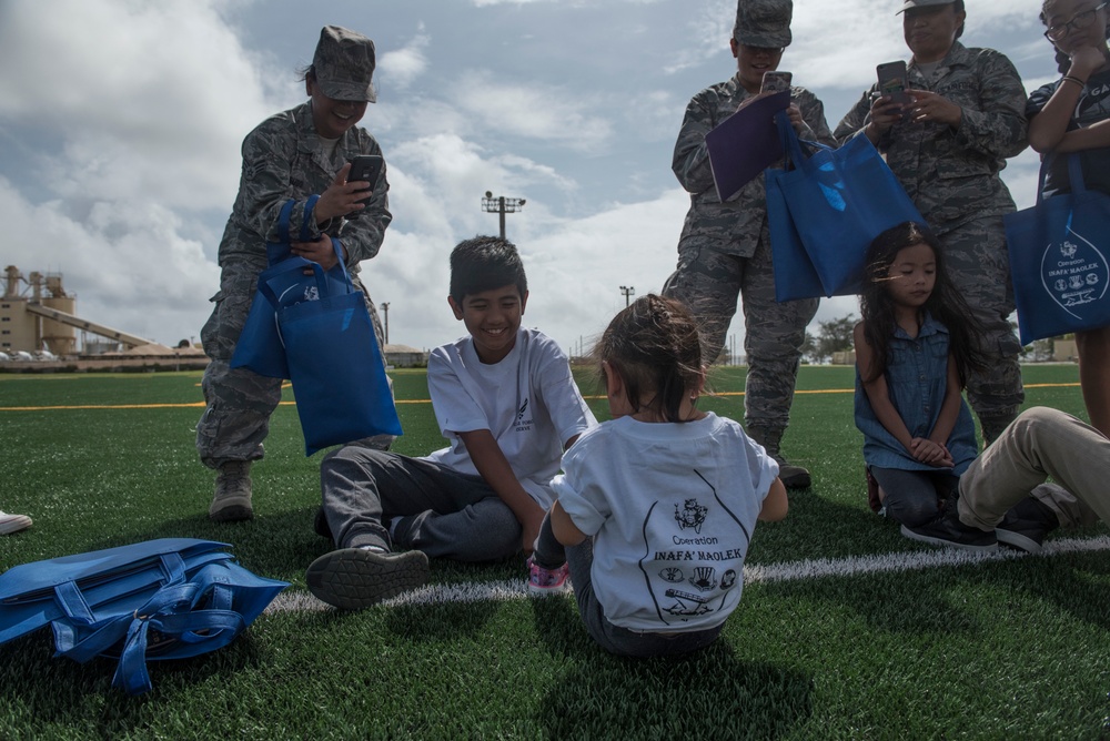 Reservist families, children learn about military life