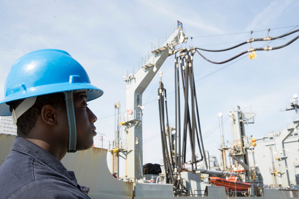 CVN 78 Simulated Repleneshment-at-Sea