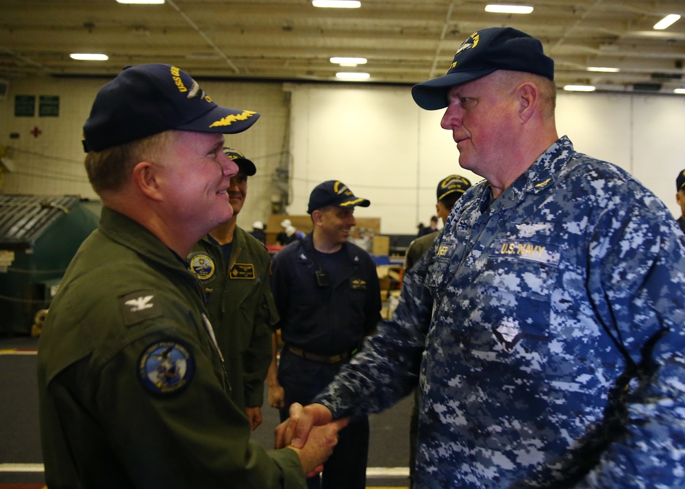 USS Gerald R. Ford (CVN 78) Departures