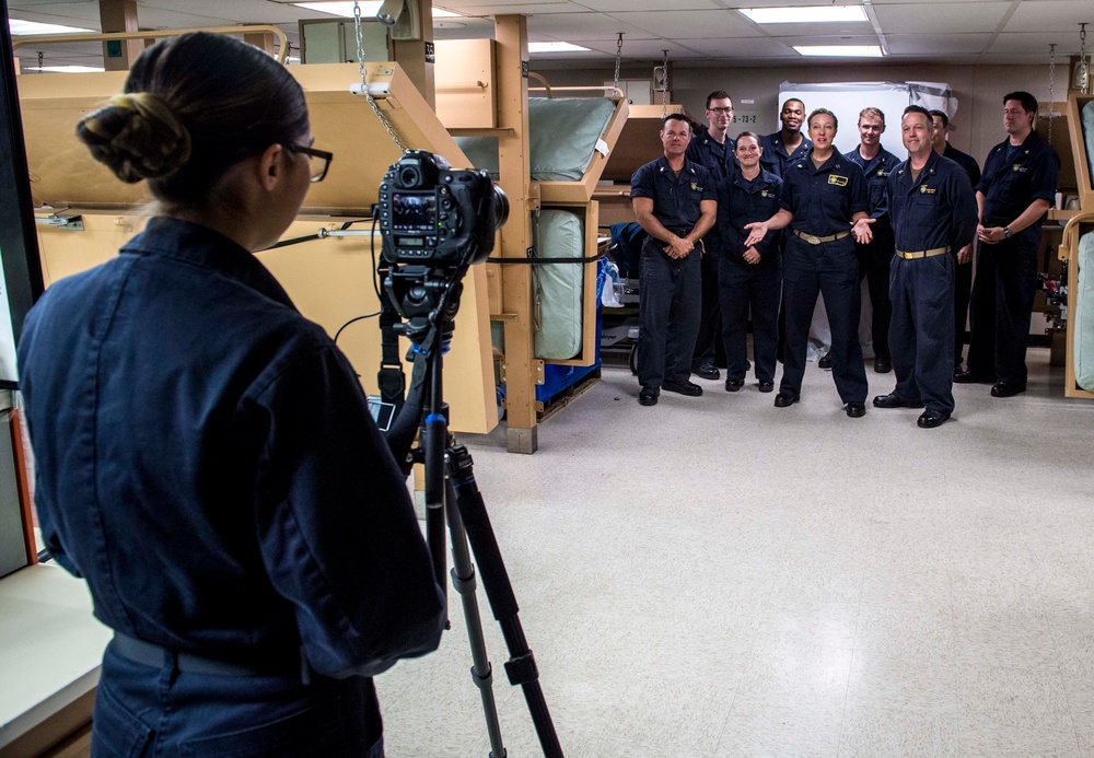 U.S. Pacific Fleet Band does Shout Out Video