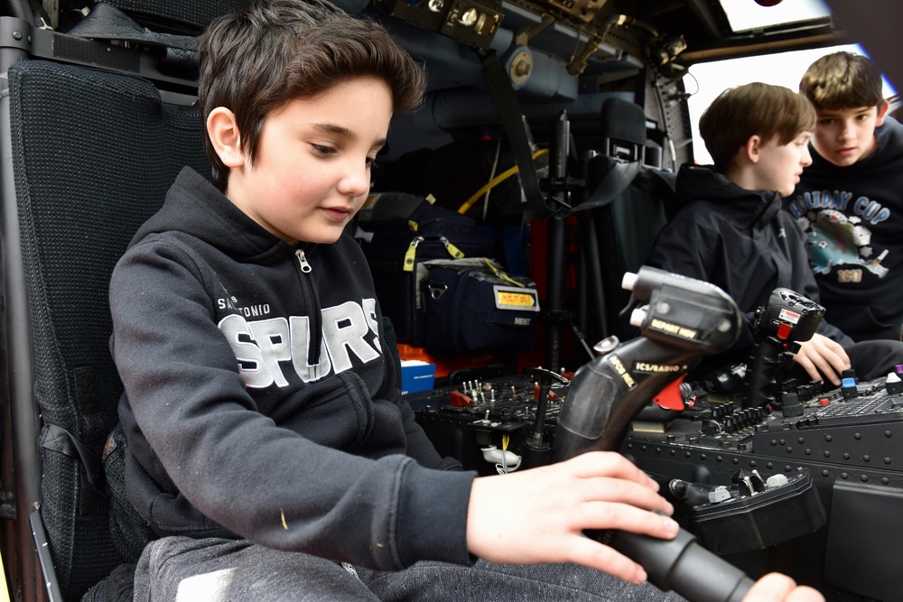 Coast Guard Air Station Sitka crew visits Echo Ranch Bible Camp