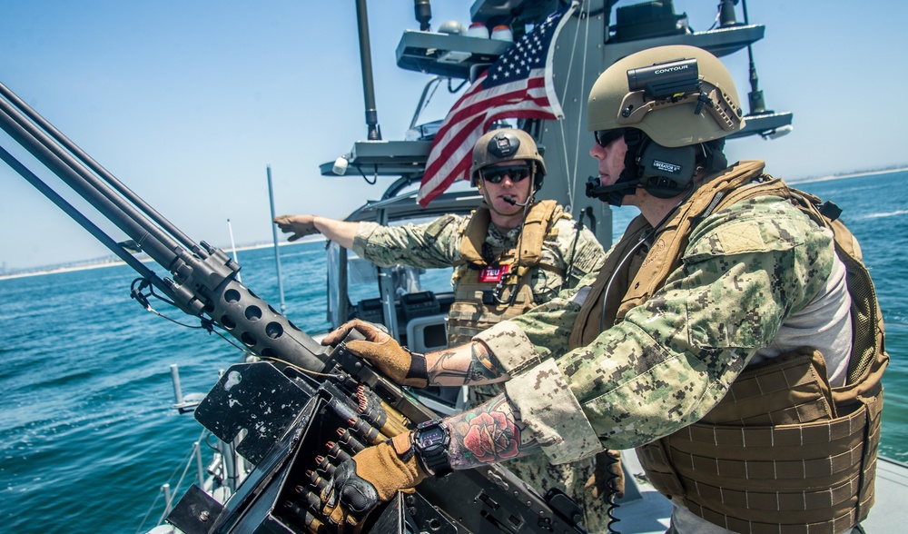 Mark VI Patrol Boats Underway during Unit Level Training