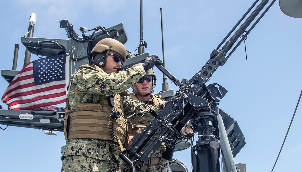 Mark VI Patrol Boats Underway during Unit Level Training