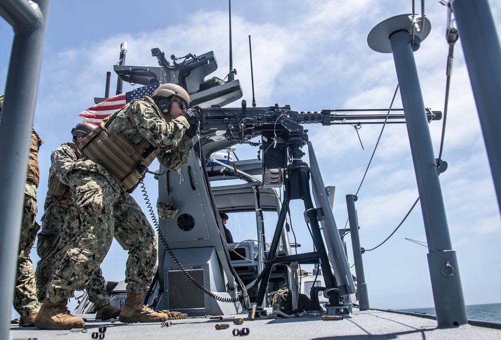 Mark VI Patrol Boats Underway during Unit Level Training