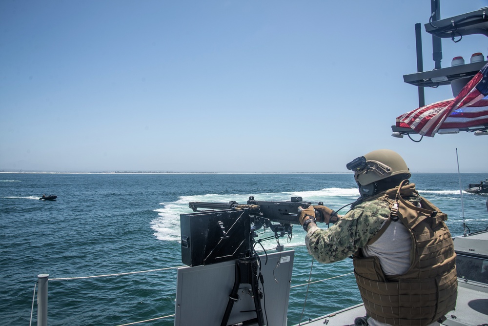 Mark VI Patrol Boats Underway during Unit Level Training