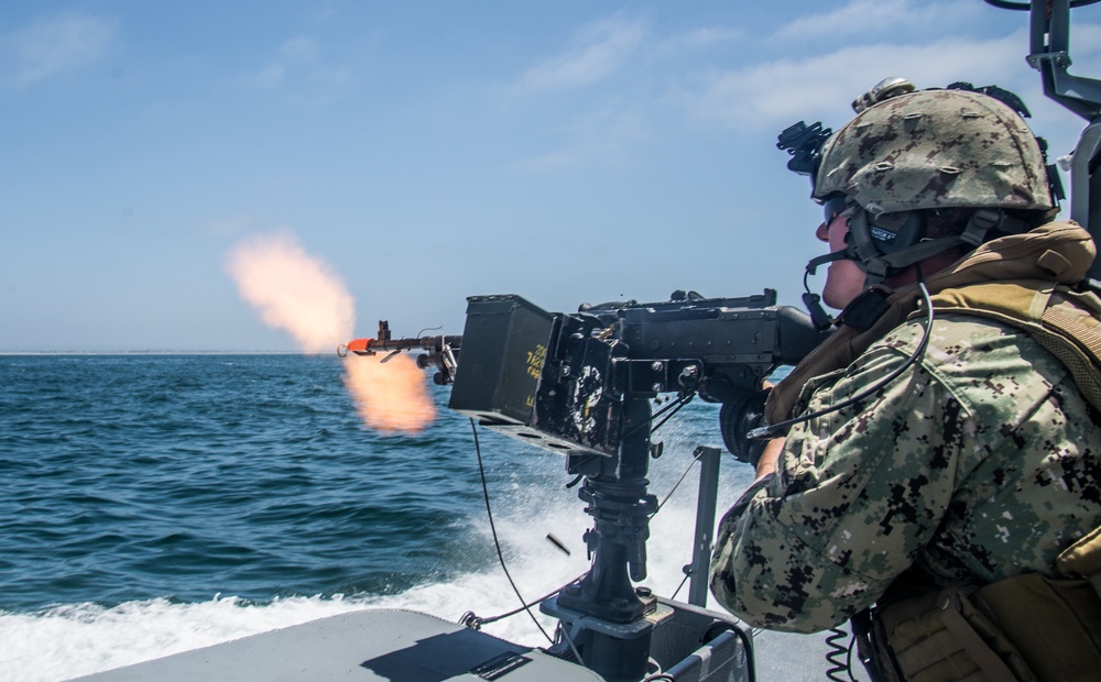 Mark VI Patrol Boats Underway during Unit Level Training